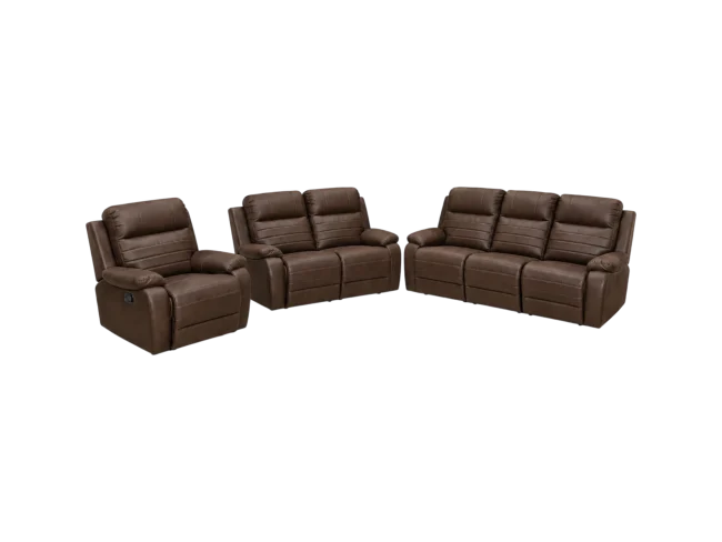 Windsor 3-piece Recliner Lounge Suite - 1 Action